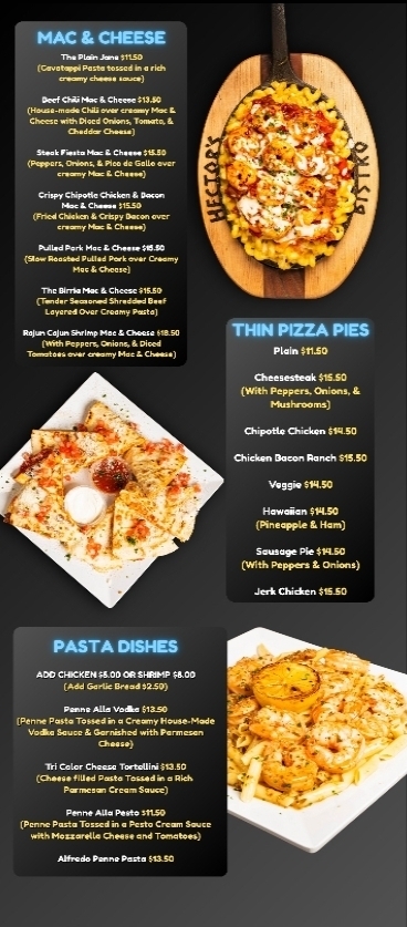 Hector's Bistro Menu